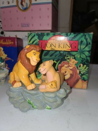 1994 Walt Disney Lion King,  Mufasa,  Sarabi And Simba Music Box Schmid