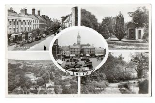 Louth Market Cawthorpe Mercers Row Etc East Lindsey Old Photo Postcard 1959