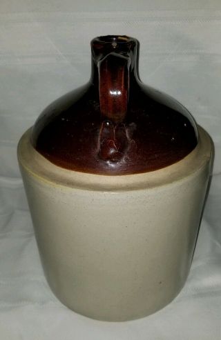 Antique 2 - Gallon Western Stoneware Company Maple Leaf Jug - 3