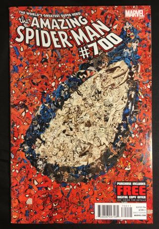 Spider Man 700 Final Issue Mr Garcin Collage Cover Vol 1 Nm Venom Carnag