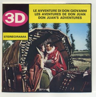 Les Aventures De Don Giovanni Don Juan 1956 Stereorama 4 Reel View - Master Packet