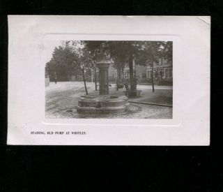 Reading Old Pump At Whitley Postcard 1910