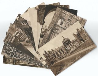 Cambridge Colleges - Ten Old Francis Frith Postcards 553y