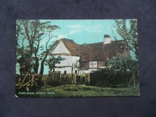 Old Postcard (1911) Of Poet 