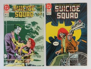 Suicide Squad 48 & 49 Fn/vf Batgirl Oracle Joker Killing Joke Dc Comics Key