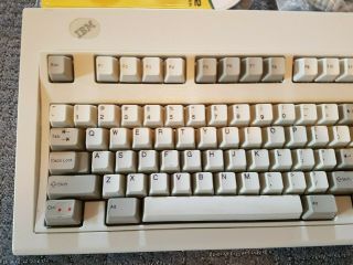 Vintage IBM Model M Clicky Keyboard 1391401 1991 & PS/2 to USB adapter 2