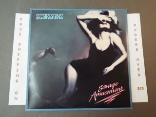 Scorpions Savage Amusement 1988 Lp 832 - 963 - 1