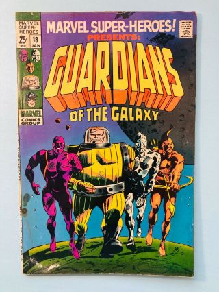 Marvel Heroes 18 - 1969 1st App & Origin Guardians Of The Galaxy