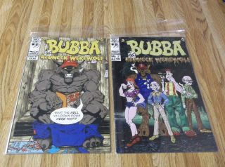 Brass Ball Comics Bubba The Redneck Werewolf 1 And 2 Vf/nm Or Better 3