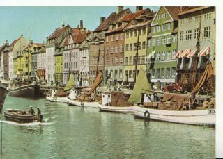 Denmark Postcard - Copenhagen - Nyhavn - Old Houses - Near King 