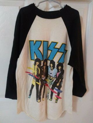 Vintage Kiss Asylum Tour Shirt 85 