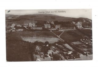 Vintage Rp Postcard Riverlyn School And Hill,  Aberdovey.  Wales.