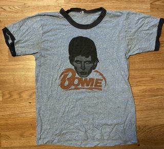 David Bowie Vintage 70s Shirt Collectable Ziggy