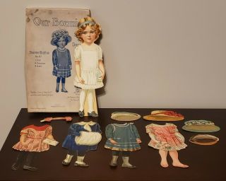 Victorian Raphael Tuck Our Bonnie 67 Complete Dressing Paper Doll Set Antique
