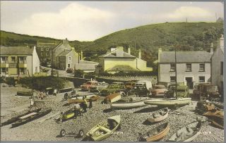 Rare Old Postcard - Little Haven - Pembrokeshire 1959 Vintage Cars