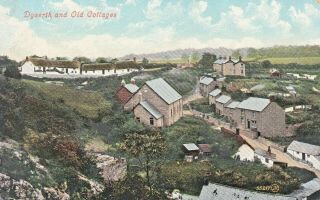 Denbighshire Dyserth And Old Cottages - Posted 1907