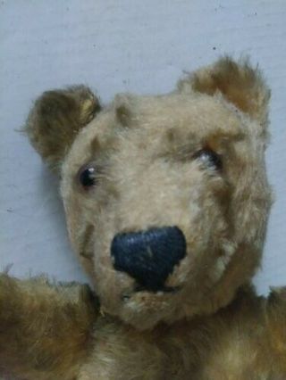 Vintage Old Mohair Teddy Bear Fully Jointed Articulated