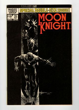 Moon Knight 25 (marvel 1982) : 1st App Black Spectre : Vf 8.  0