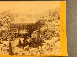 Alfred Hart Stereoview Central Pacific Railroad CA View of Donner Lake 2