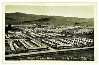 Barracks At Old Camp San Luis Obispo California 1930 