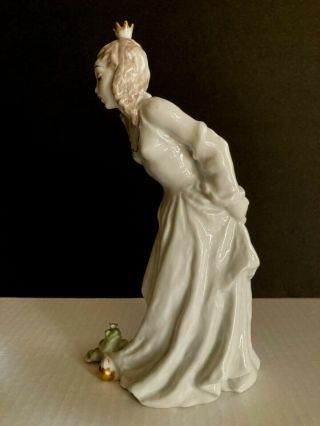 Vintage Rosenthal Porcelain Princess & Frog Figurine L.  F.  Gronau.  Signed.  Rare