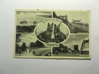Vews Of Penarth - Old Postcard - Posted 1960