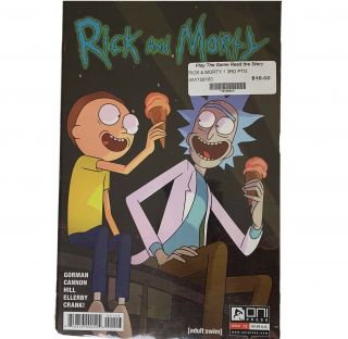 Rick And Morty 1 3rd Print Variant 2015 Oni Press Adult Swim Justin Roiland