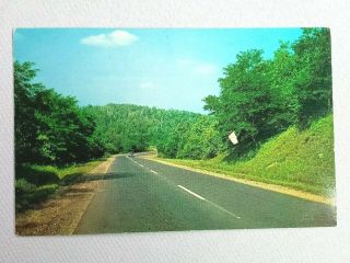 Vintage Postcard Greetings From Lake Mohegan Ny York Road To Lake Scene