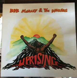 Bob Marley & The Wailers Lp Uprising On Island Vg,  1980 Reggae Album Ilps 9596