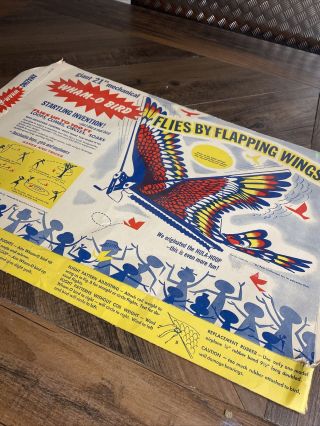 Vintage 1958 Wham - O Flying Flapping Bird Giant 21 