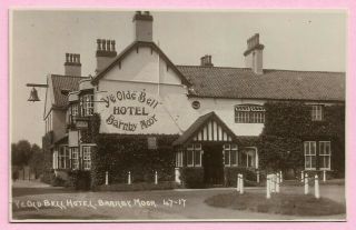 [10392] Nottinghamshire R/p Postcard Ye Old Bell Hotel Barnby Moor