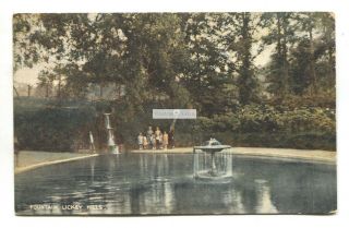 Lickey Hills - The Fountain - Old Worcestershire Postcard