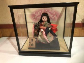 Ichimatsu Doll 43.  5cm Japanese Traditional Toy Geisha Kimono Girl Vintage Rare