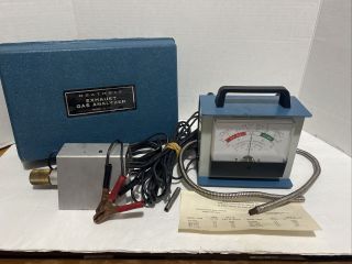 Heathkit Vintage Model Ci - 1080 Exhaust Gas Analyzer With Probe And Case