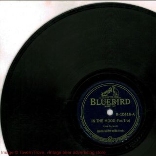 1939 Bluebird B - 10416 Glenn Miller In The Mood / I Want To Be Happy 78 Vg,