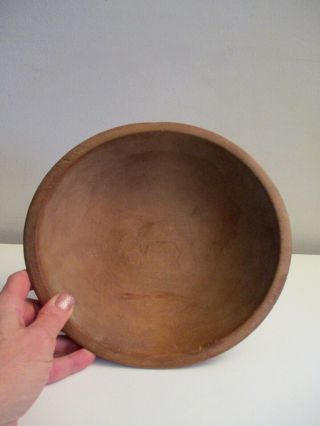 Vintage Signed Munising 9 " Wooden Turned Wood Bowl Very