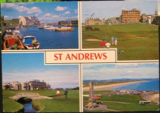 Scotland St Andrews Harbour Old Course Hotel Clubhouse - Posted 1999