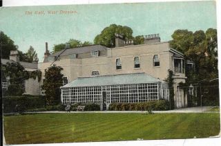 West Drayton,  The Hall,  Middlesex Old Postcard