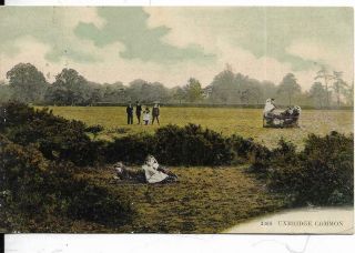 Uxbridge Common,  Middlesex Old Postcard