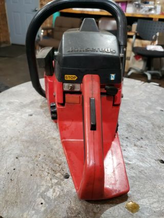 Vintage Jonsered 630 Chainsaw Power Head Only Parts needs fuel line 2