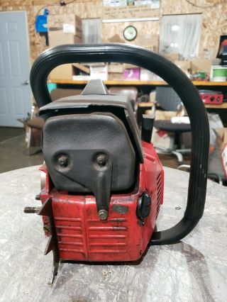 Vintage Jonsered 630 Chainsaw Power Head Only Parts needs fuel line 4