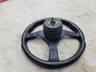 Vintage 1987 MOMO Type V35 350mm Steering Wheel with Nissan Momo 3503 Hub 2
