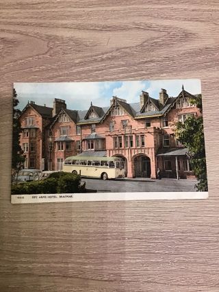 Fife Arms Hotel Braemar Very Rare Postcard Vintage Loft Find