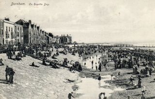 Vintage Postcard Burnham On Sea Regatta Day 1901 Posted To Bristol