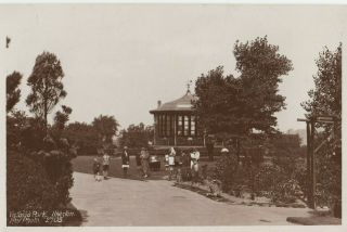 Ilkeston,  Victoria Park,  Old 1932 Real Photo Postcard
