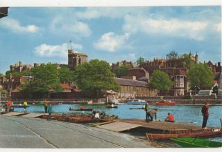 Windsor Castle From The River Old Postcard,  B312