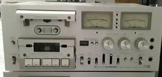 Vintage Pioneer Stereo Cassette Tape Deck 3 - Head Ct - F1000 Parts/repair