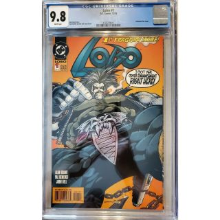Lobo 1 Cgc 9.  8 - Embossed Foil Cover Very Rare Slab 1st Title Series ❄ Wp ❄