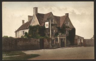 Gloucestershire? Stroud ? Amberley,  Bear Hotel.  Vintage Frith Postcard