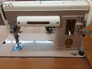 Vintage Singer 301a Slant Needle Featherweight Sewing Machine Gorgeous &